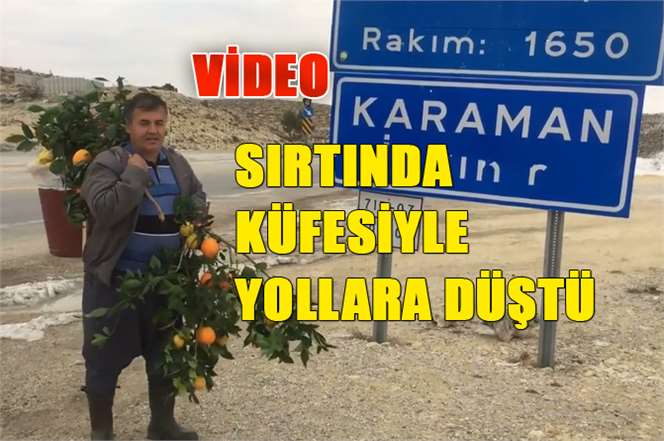 Mersinli Çiftçi Ferhat Sayman Meyve ve Sebze Üreticileri İçin Yollarda