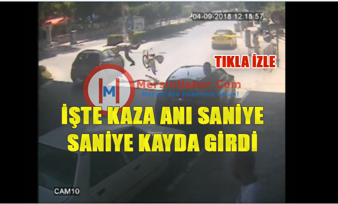 Mersin Tarsus'ta Yaşlı Adamın Öldüğü Kazanın Görüntüleri