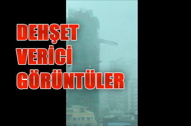 Dehşet Görüntüler, Bugün Çekildi. Yıkıma Sebep Olan Rüzgar 200 ila 280 KM Hıza Ulaşıyor