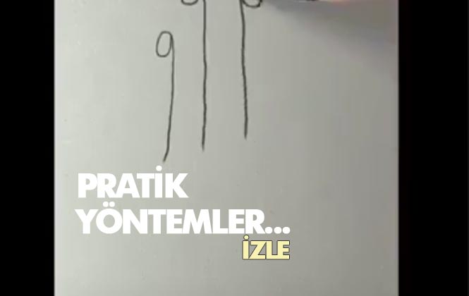 İzleyin... Eğlenceli ve Pratik Kolay Çizimler