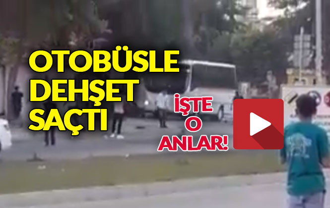 Mersin'de Dehşete Düşüren Görüntüler: Otobüsle Kebapçı Dükkanını Bu Hale Getirdi