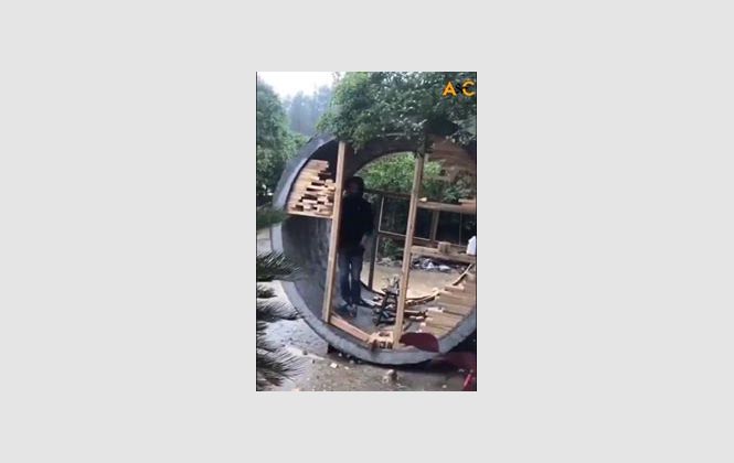 Kanalizasyon Borusundan Ev Yapımı