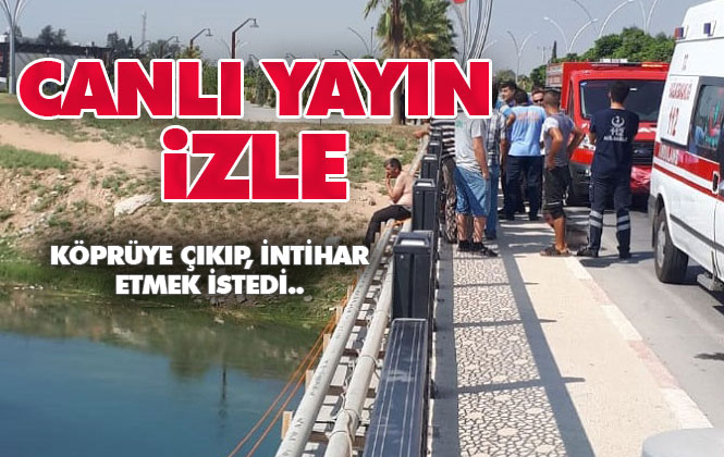 Mersin'de İntihar Girişimi - Canlı Yayın