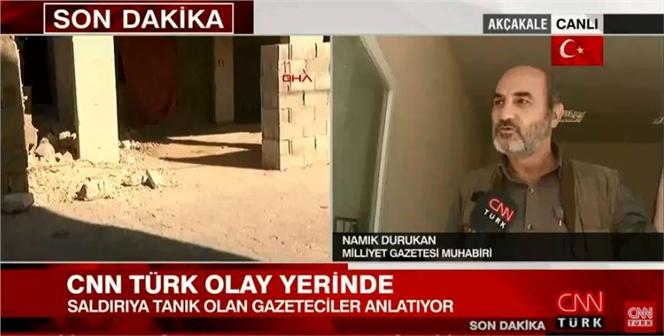 Son Dakika! Akçakale'de Gazetecilerin Kaldığı Otele Hava Topu Atıldı CANLI YAYIN