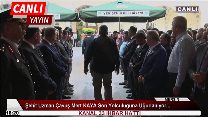 Şehit Uzman Çavuş Mert Kaya Son Yolculuğuna Uğurlanıyor... CANLI YAYIN
