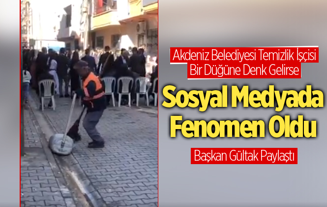Halay Çekerek Temizlik Yapan Belediye İşçisi Fenomen Oldu