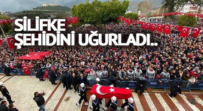 İdlib'te Şehit Olan Mersin Silifkeli Uzman Onbaşı Osman Ak, Son Yolculuğuna Uğurlandı