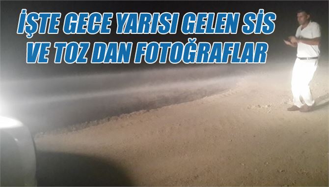 Akşam Saatlerinde Gelen Toz Bulutundan Video Kaydı