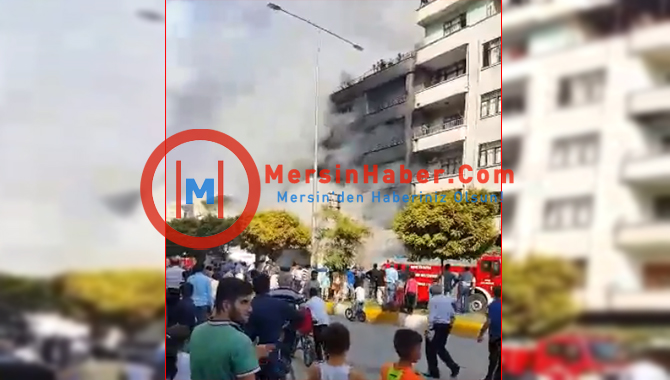 Mersin'de Korkutan Yangın