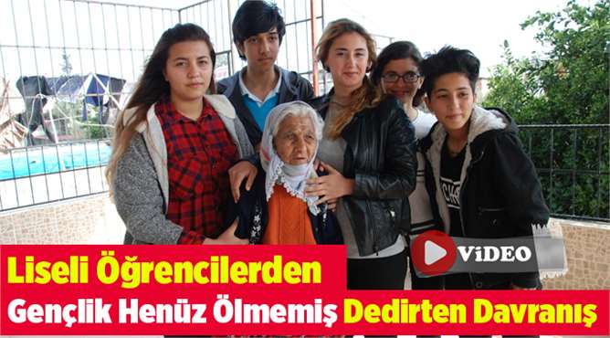 Liseli öğrencilerden örnek davranış